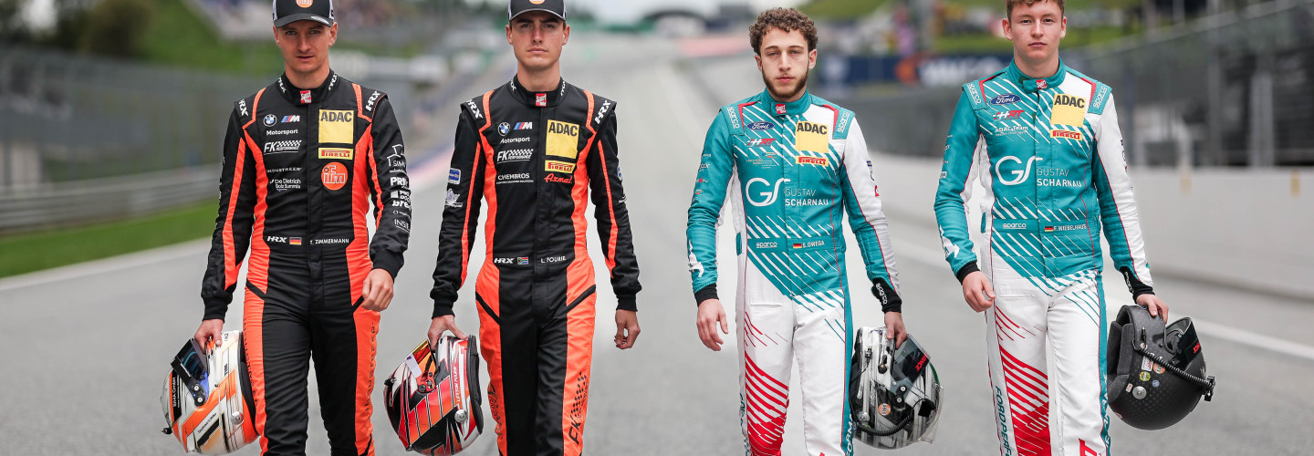 Die vier Anwärter auf den Fahrertitel im ADAC GT Masters