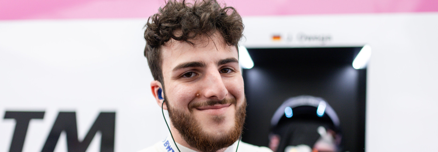Der 21-jährige Jusuf Owega absolviert seine Debüt-Saison in der DTM