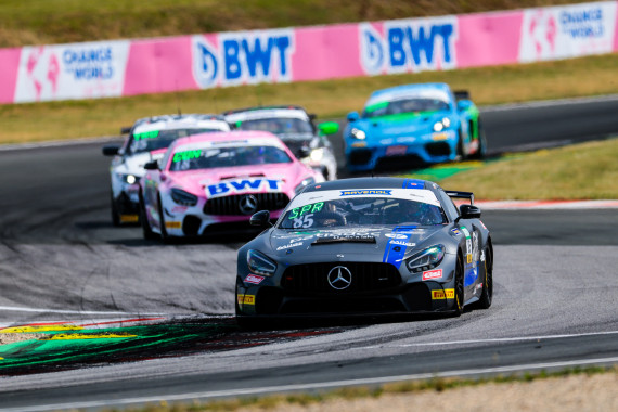 Siegerauto- Der Mercedes-AMG GT4 von Jan Philipp Springob und Simon Primm