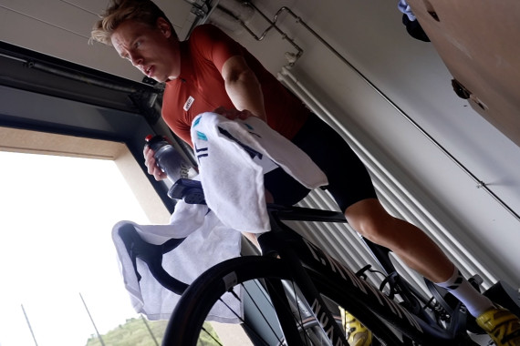 Schnittbilder vom Radtraining mit Tim Hellwig.