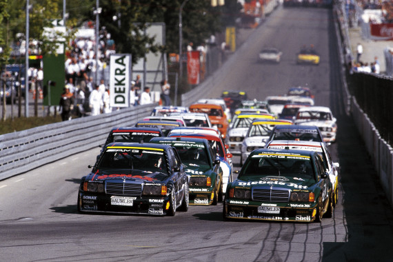 Ebenfalls am Nürburgring dabei: ein Mercedes-Benz 190E Evo II von Roland Asch