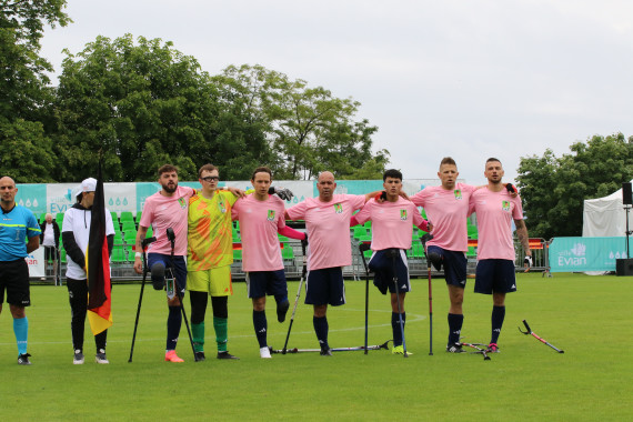 Mannschaftsfoto Amputierten-Fußball