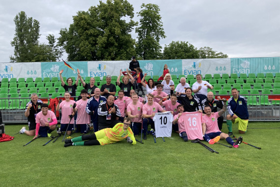 Mannschaftsfoto Amputierten-Fußball