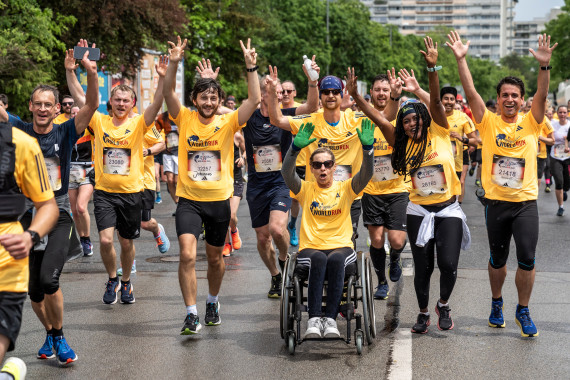 Beim weltweiten Spendenlauf am 4. Mai läuft auch das "Team DTM" für den guten Zweck