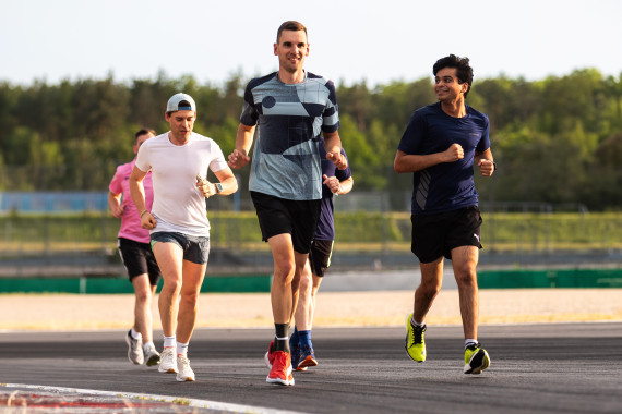 Auch die DTM-Stars waren beim BWT World Water Run dabei