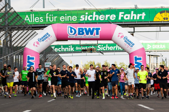 Beim BWT World Water Run wurde für den guten Zweck gelaufen