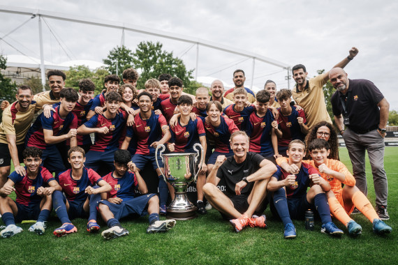 Der FC Barcelona gewann den Porsche Fußball Cup 2025
