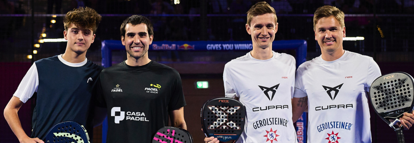 Johhanes Lindmeyer zusammen mit seinem Duo-Partner Matthias Wunner (r.)