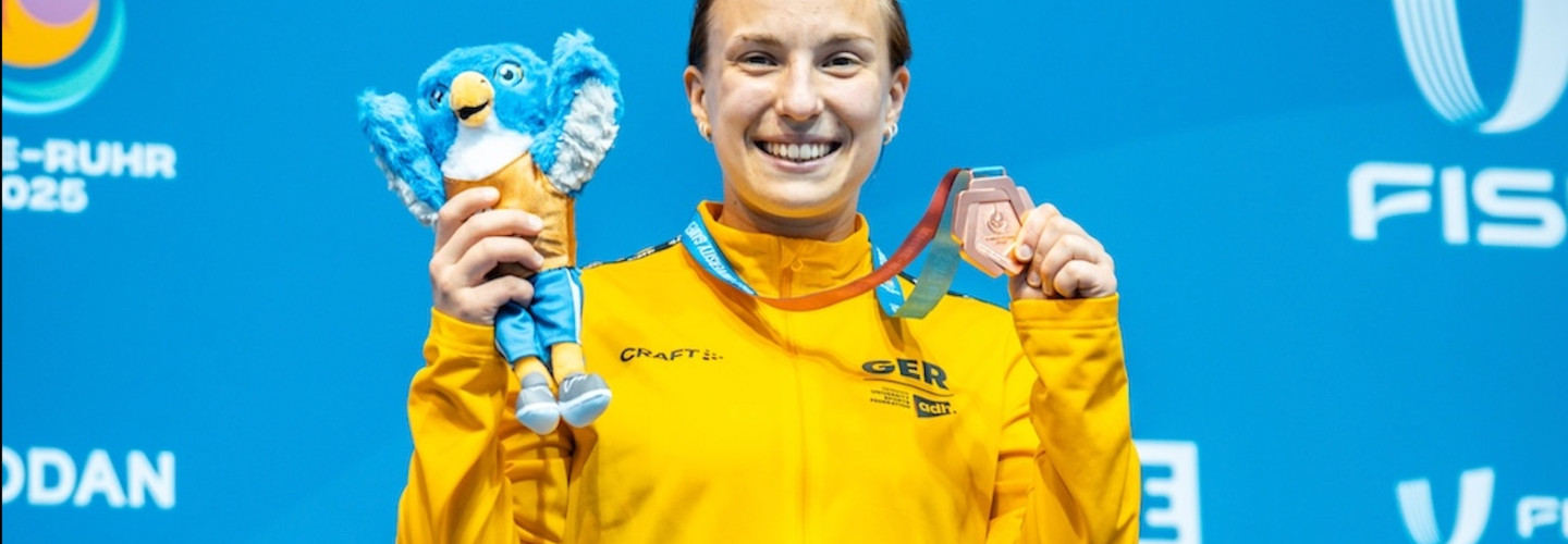 Dritte Medaille für Wasserspringerin Lena Hentschel