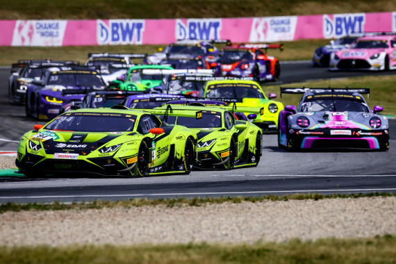 Franck Perera gelang der erste Sieg für Lamborghini in der DTM