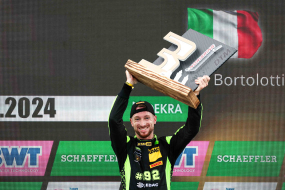 Lamborghini-Pilot Mirko Bortolotti ist neuer Spitzenreiter in der DTM
