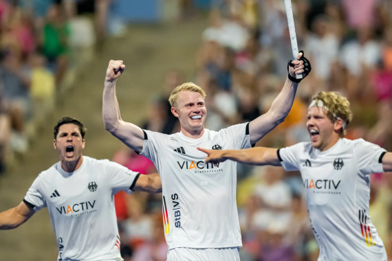 Jubel bei den Honomas - Finale gegen die Niederlande