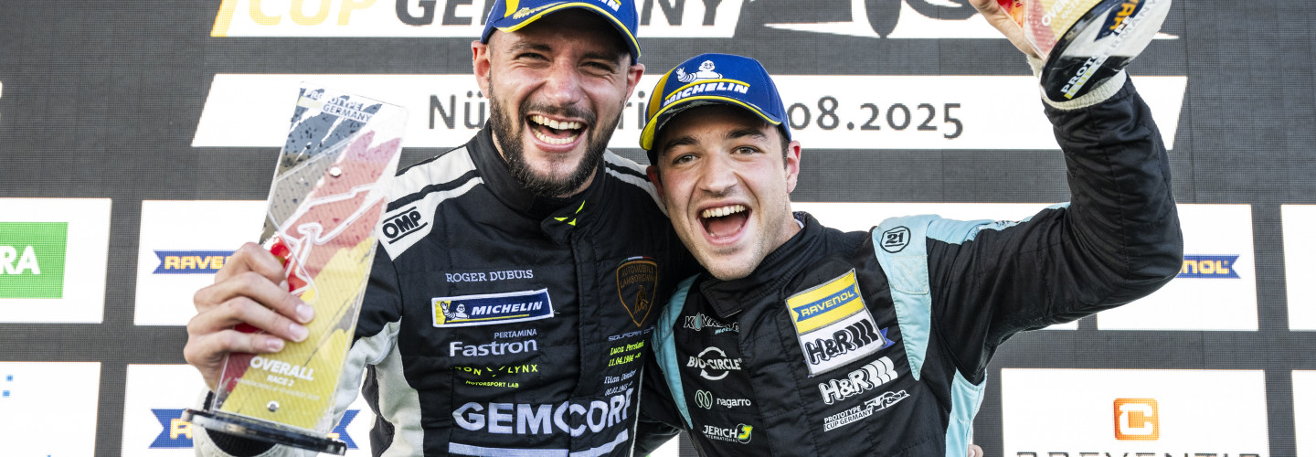 So feiern Meister: Pavel Lefterov (links) und Danny Soufi (rechts) ist der Titel nicht mehr zu nehmen