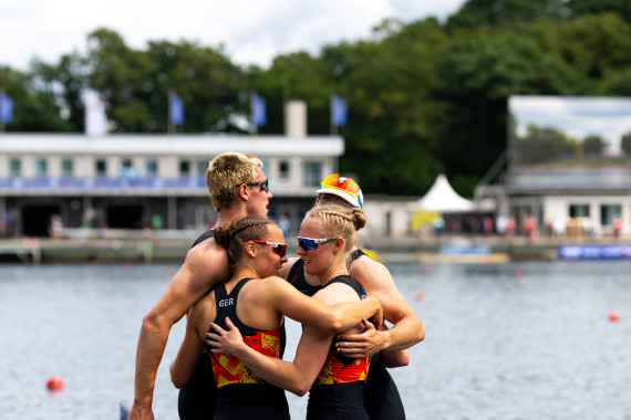 Erfolg im Mixed-Rudern