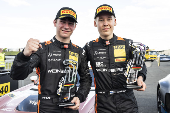 Tom Kalender und Elias Seppänen liegen auch in der „Road to DTM“-Wertung an der Spitze