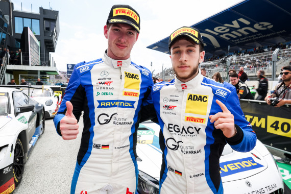 Im Silver-Cup belegten David Schumacher und Salman Owega die zweite Position